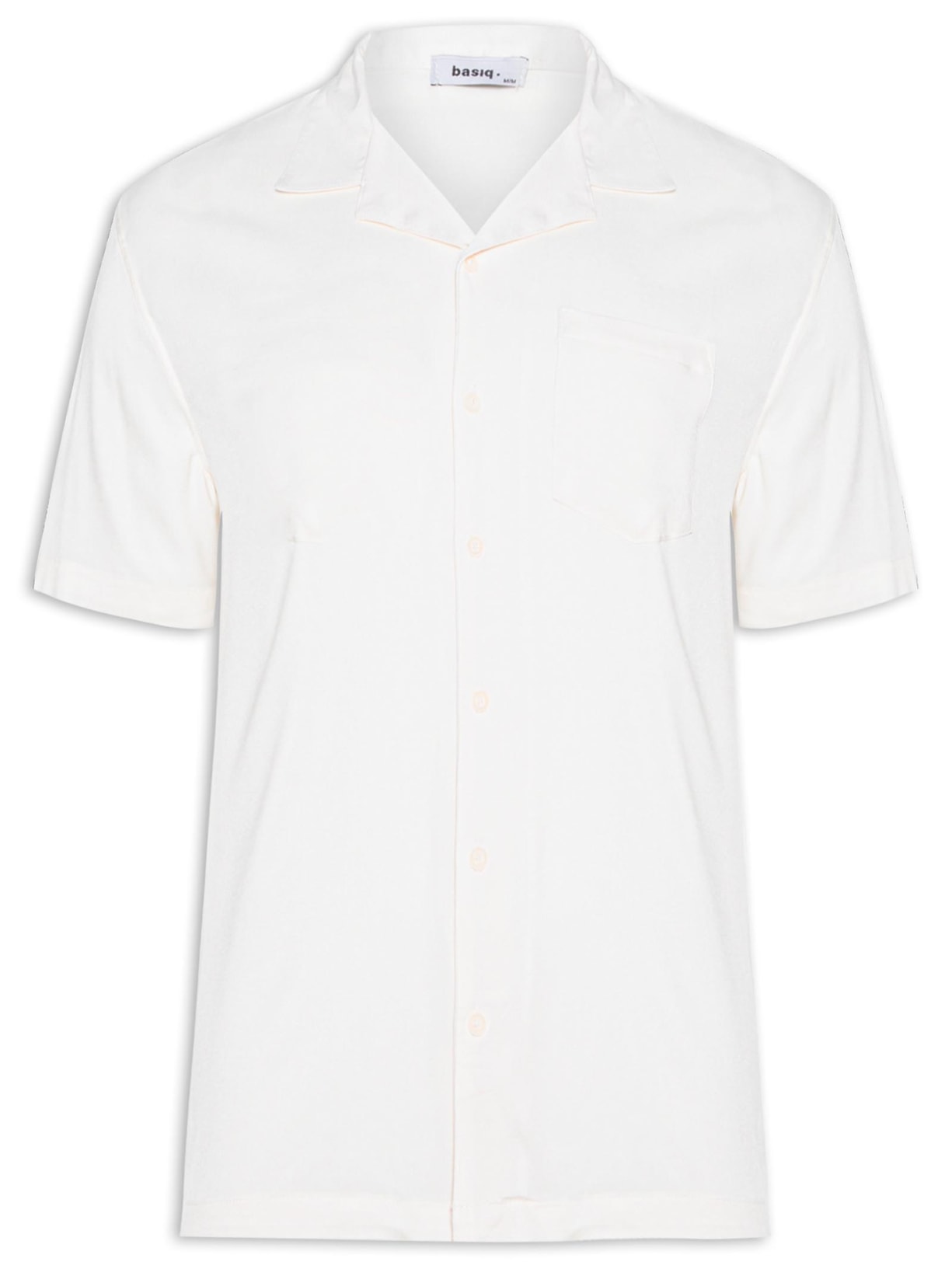 Camisa Masculina Manga Curta - Branco