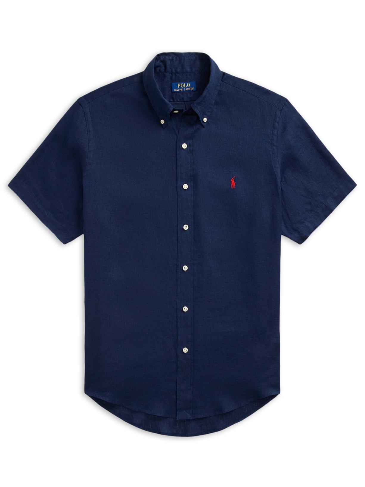 Camisa Masculina Manga Curta Classic Logo - Azul