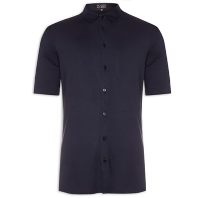 Camisa Masculina Manga Curta Heaven - Azul