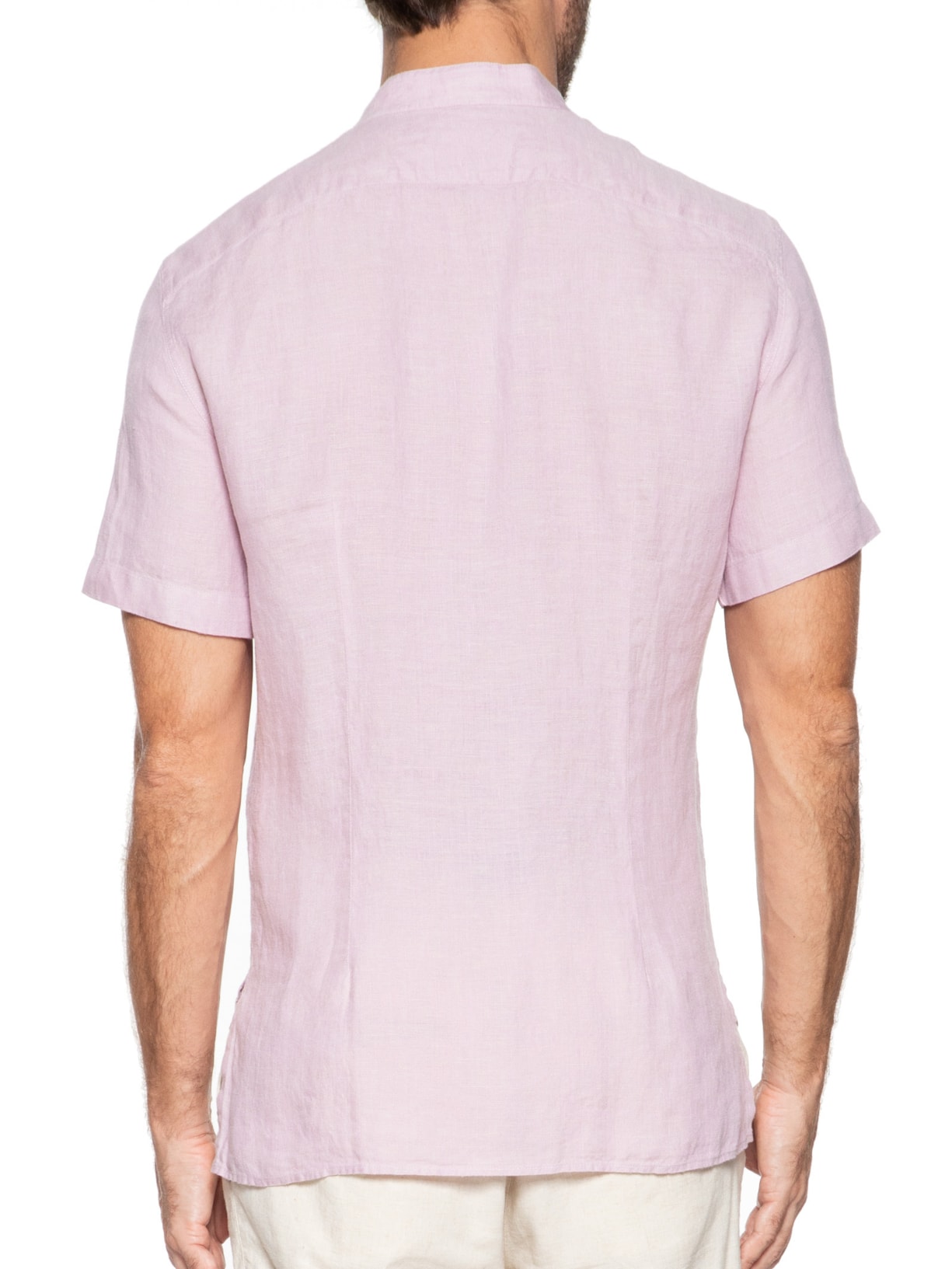 Camisa Masculina Manga Curta HRB YD Coo Mpro Rosa Ricardo Almeida
