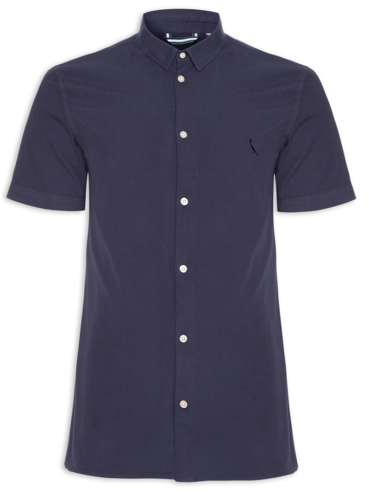 Camisa Masculina Manga Curta Nova Paraty - Azul