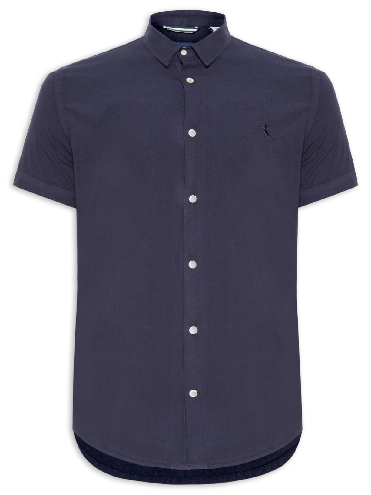 Camisa Masculina Manga Curta Nova Paraty - Azul