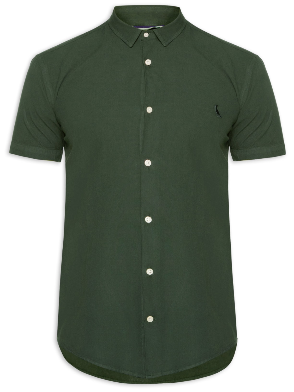 Camisa Masculina Manga Curta Nova Paraty - Verde