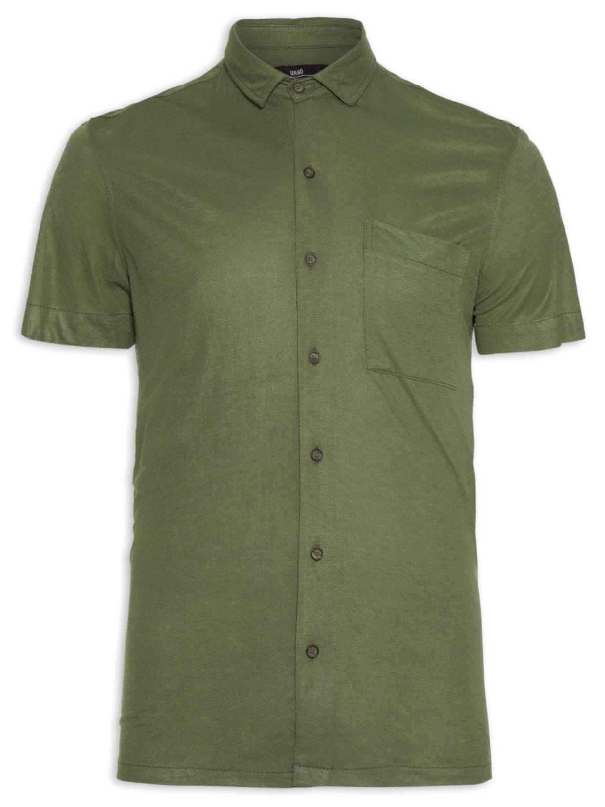Camisa Masculina Manga Curta Piquet Army - Verde