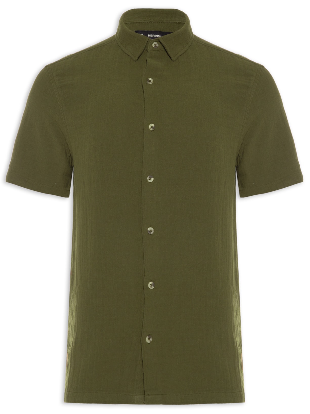 Camisa Masculina Manga Curta - Verde