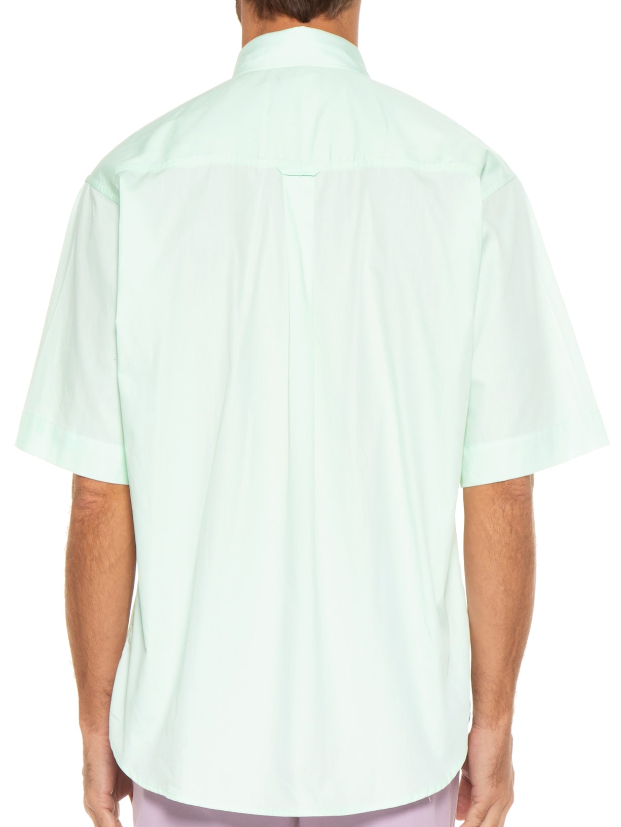 Camisa Masculina Manga Curta Verde Torinno