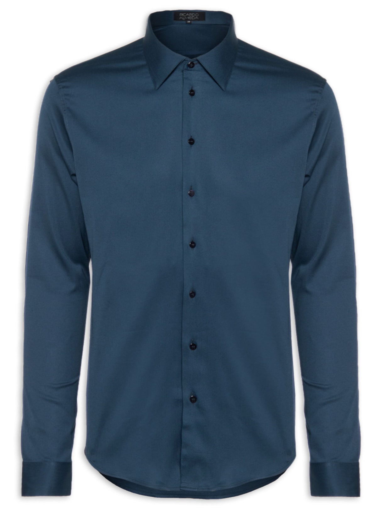 Camisa Masculina Manga Longa Austin - Azul