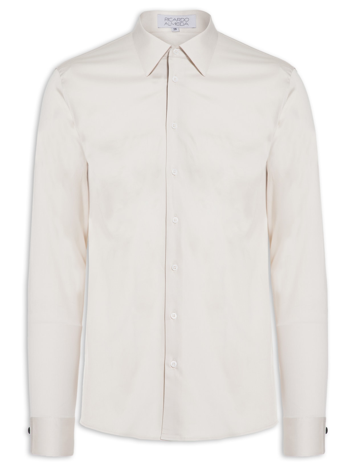 Camisa Masculina Manga Longa Austin B - Bege