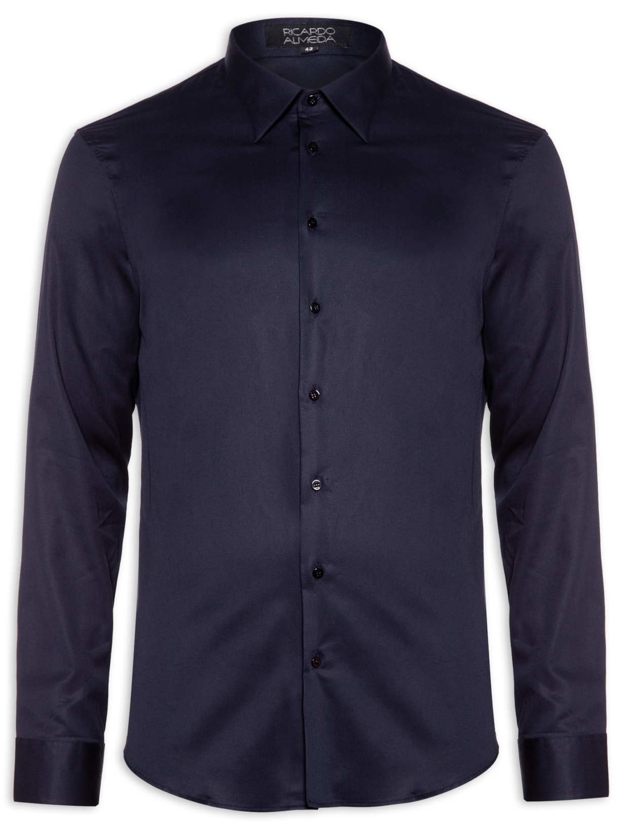 Camisa Masculina Manga Longa Austin B Cn07 - Azul