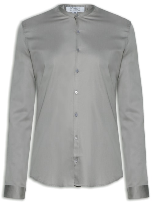 Camisa Masculina Manga Longa Austin - Cinza