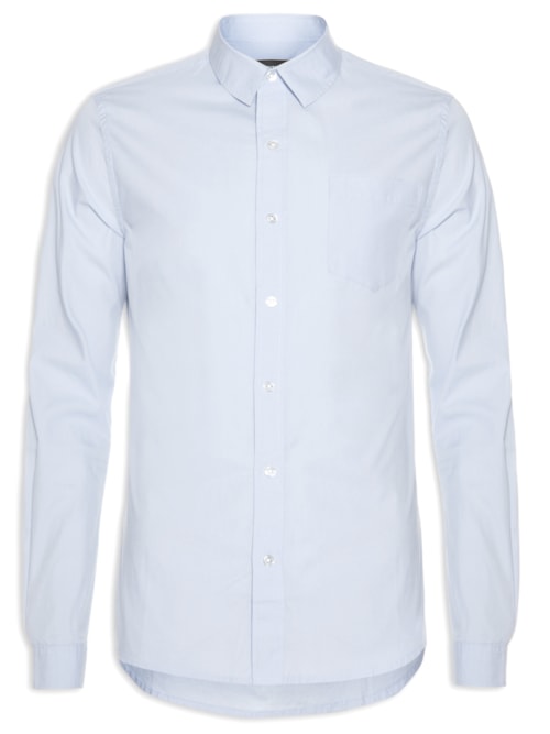 Camisa Masculina Manga Longa - Azul