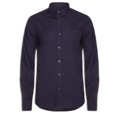 Camisa Masculina Manga Longa - Azul