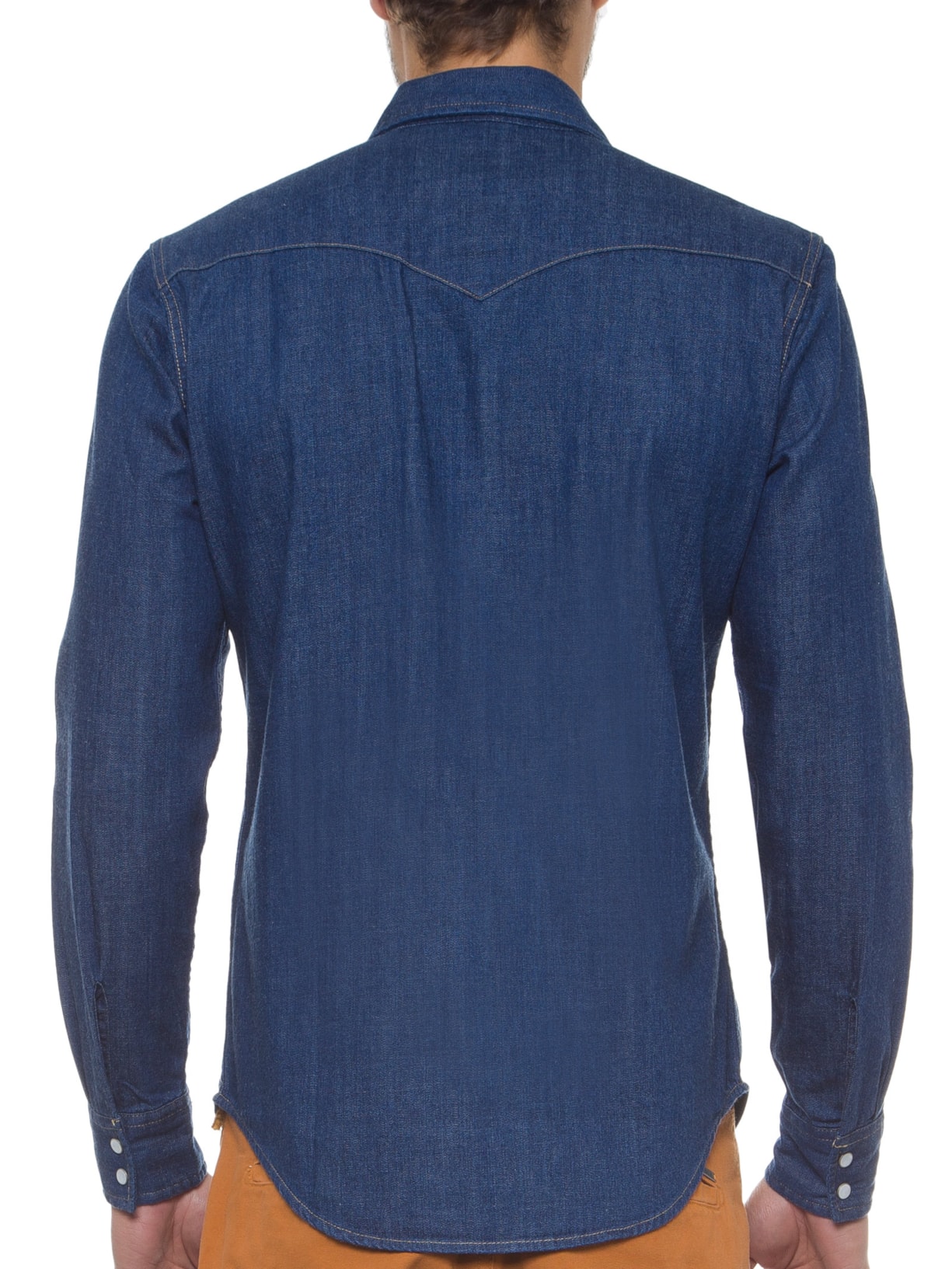 Camisa Masculina Manga Longa Azul Levi's