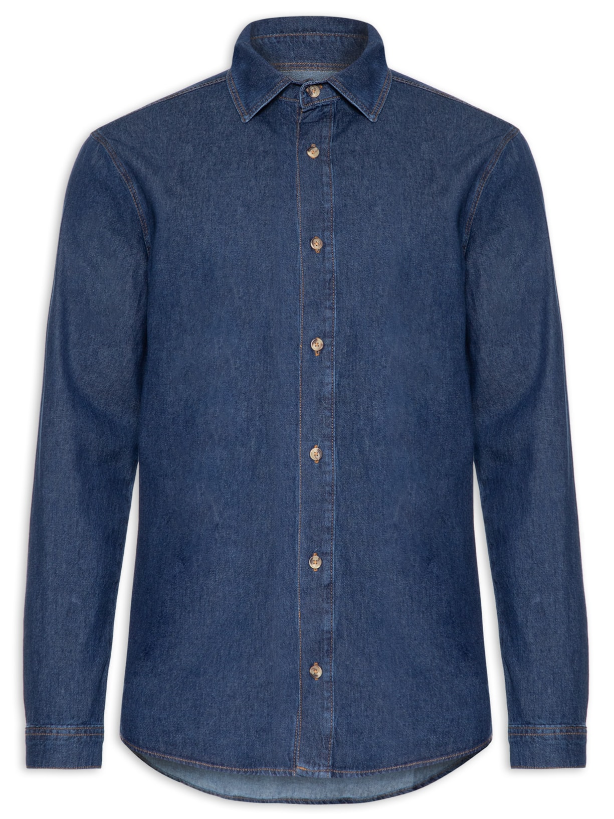 Camisa Masculina Manga Longa - Azul