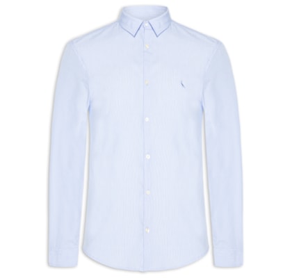 Camisa Masculina Manga Longa Cerrado - Azul