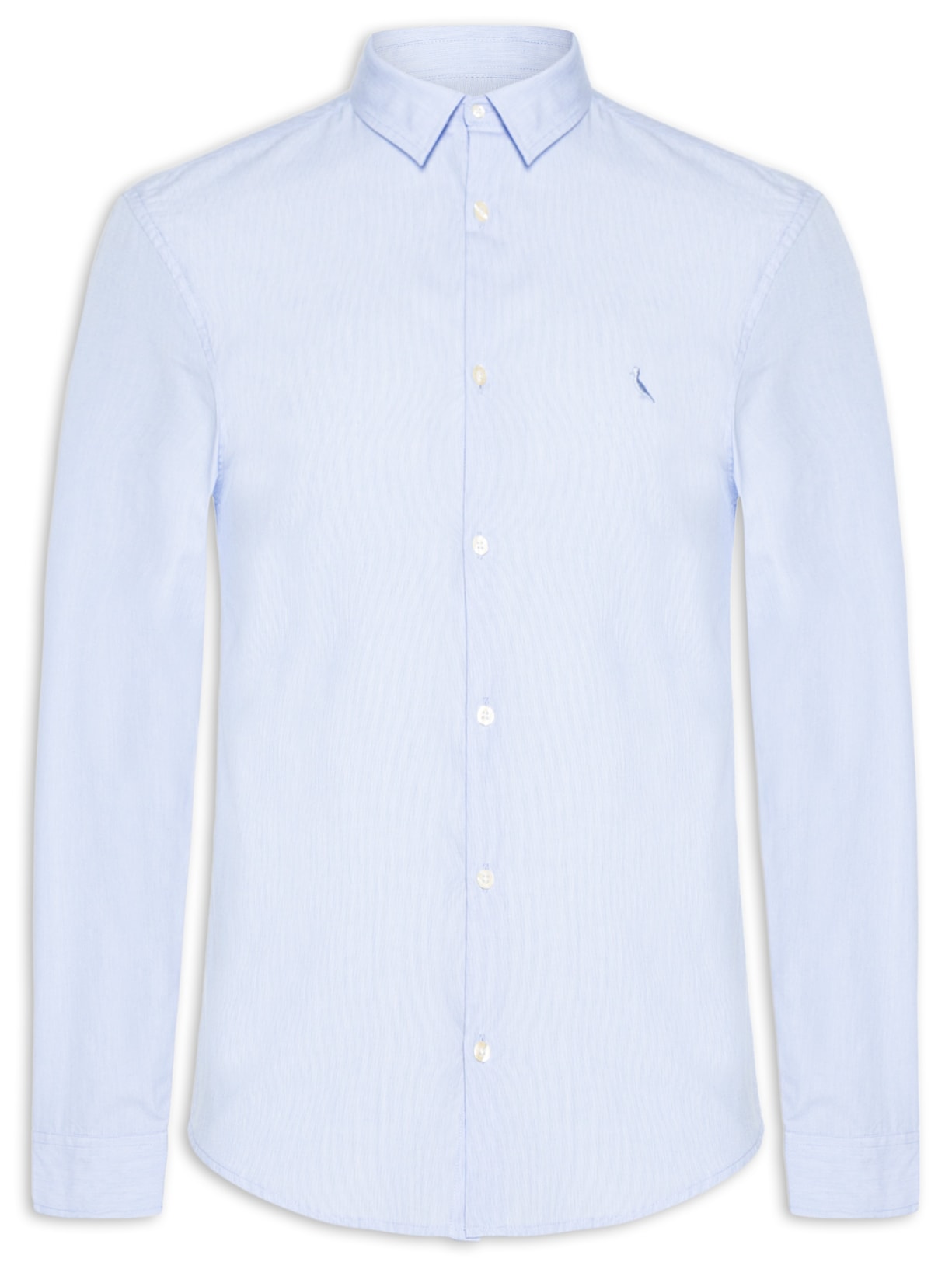 Camisa Masculina Manga Longa Cerrado - Azul