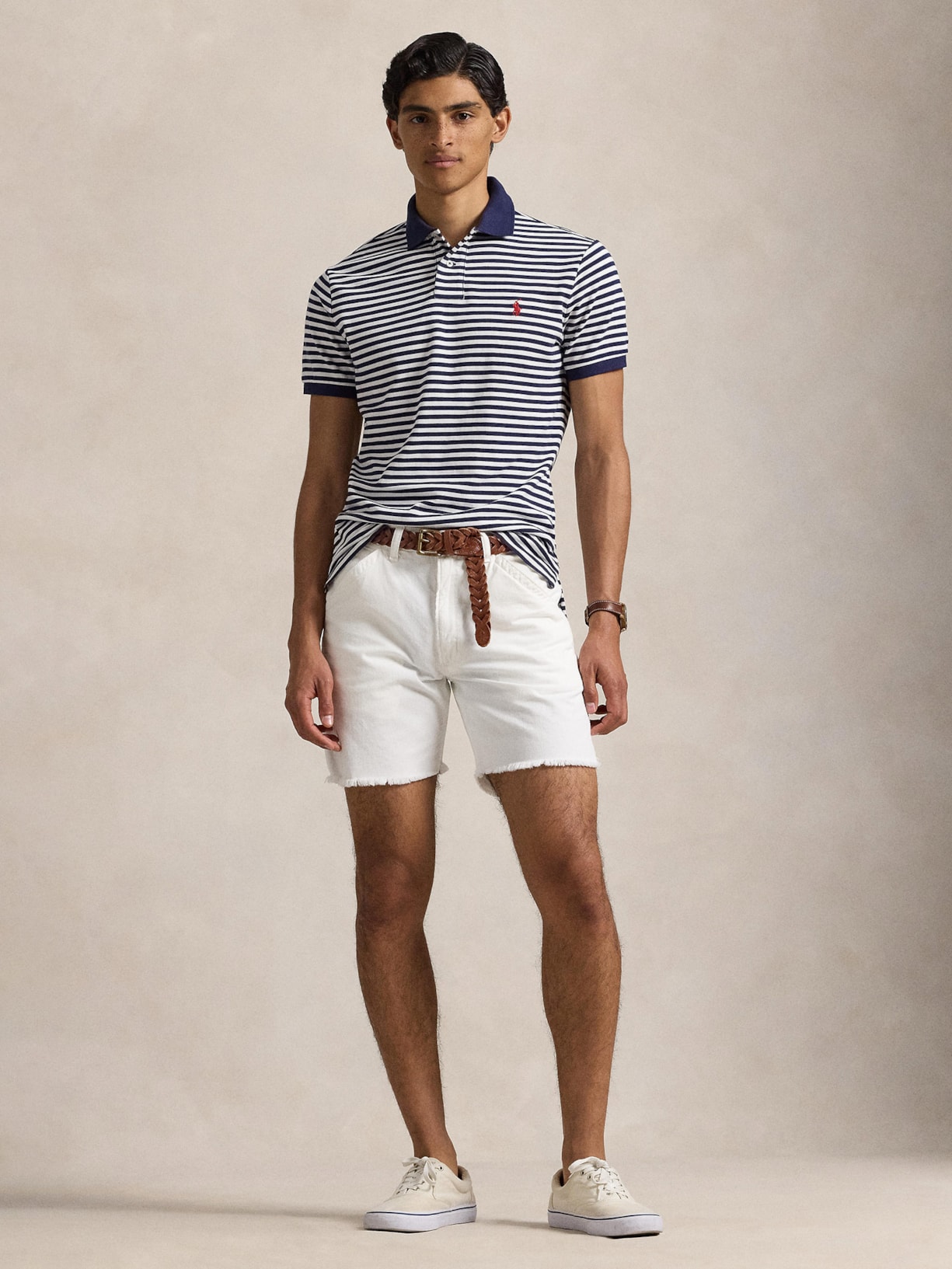 Camisa Masculina Manga Longa Classic Fit Indigo – Azul Polo Ralph Lauren