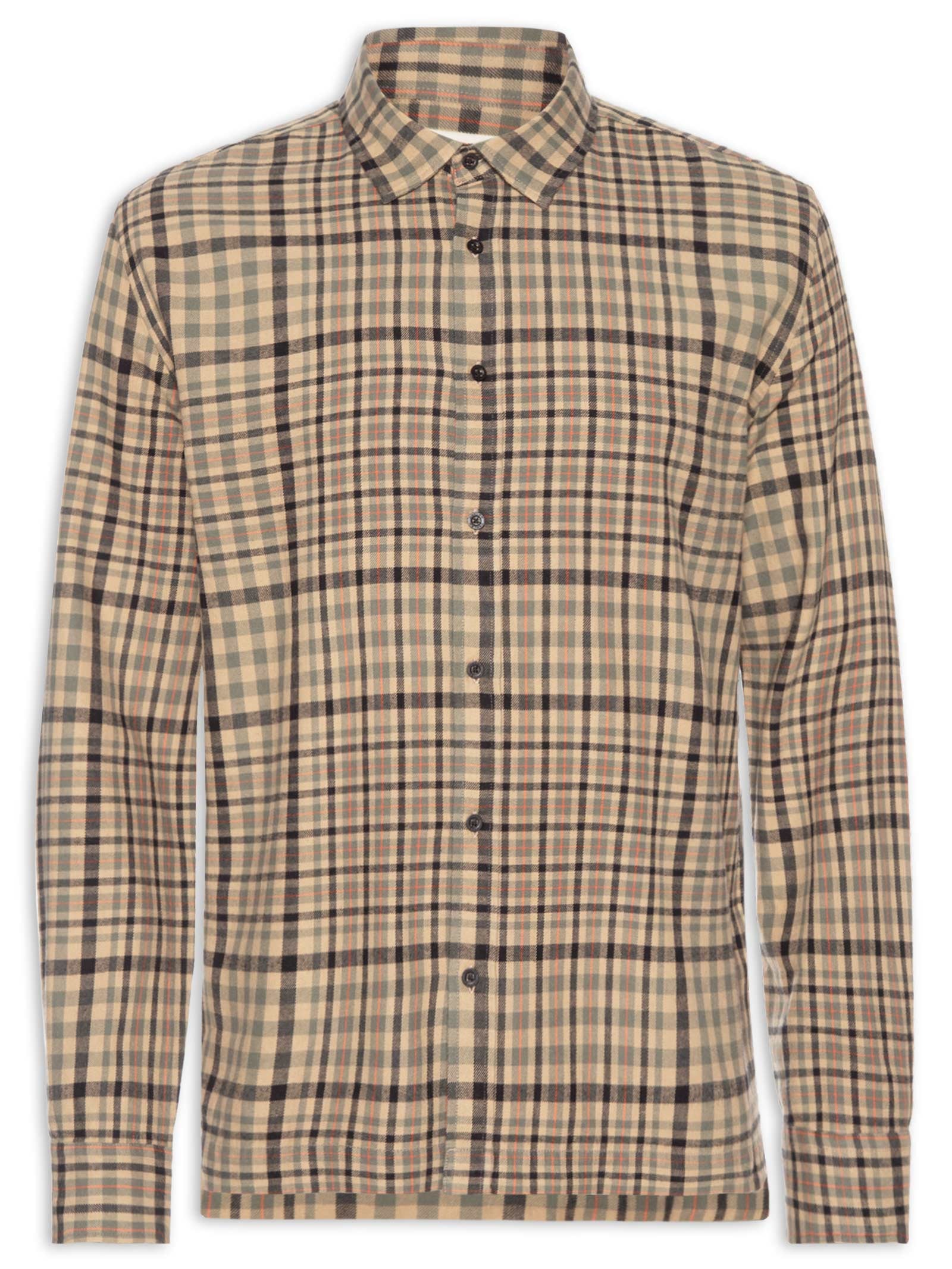 Camisa Masculina Manga Longa Cotton Vintage Wood - Verde - Osklen