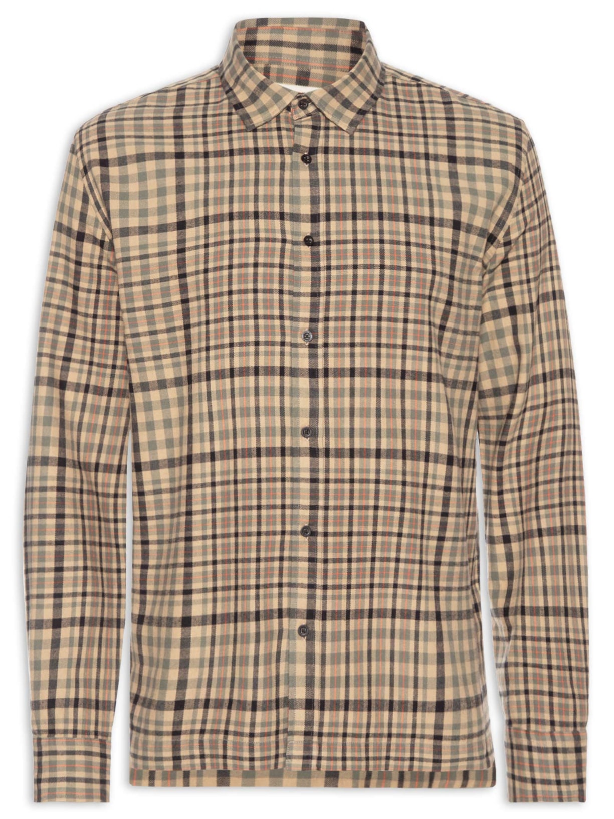 Camisa Masculina Manga Longa Cotton Vintage Wood Verde Osklen