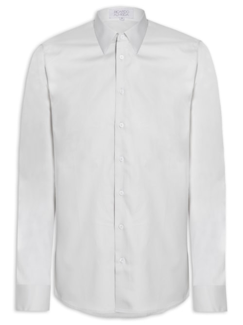 Camisa Masculina Manga Longa Dallas - Cinza