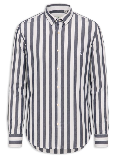 Camisa Masculina Manga Longa Erbe Co - Azul