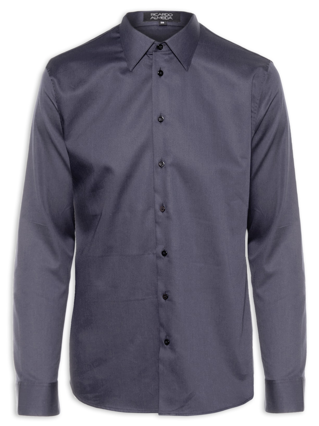 Camisa Masculina Manga Longa Hampt Ca14 Mpro Soc Co - Cinza