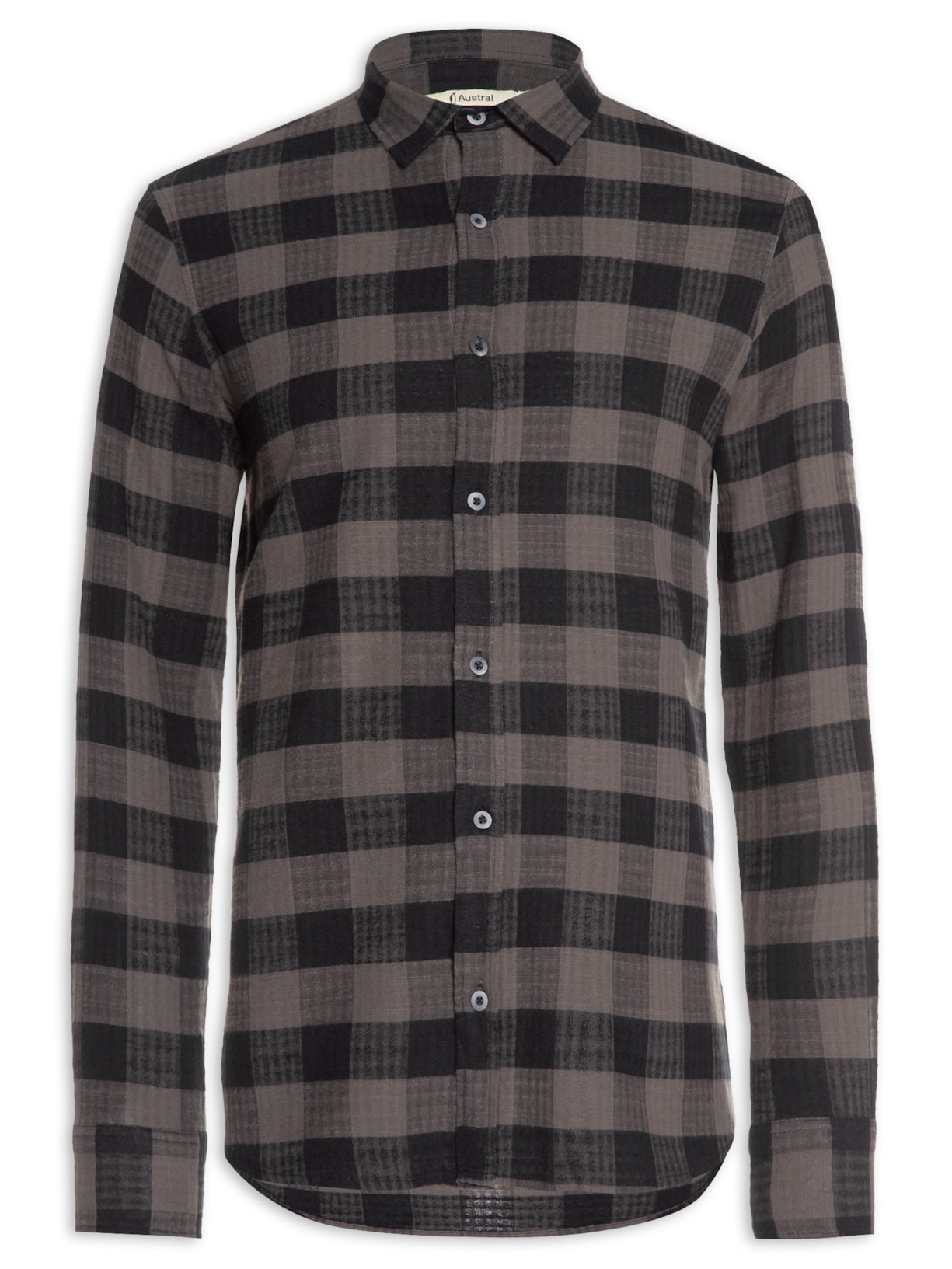 Camisa Masculina Manga Longa Hawke - Preto