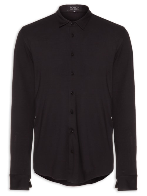 Camisa Masculina Manga Longa Heaven - Preto