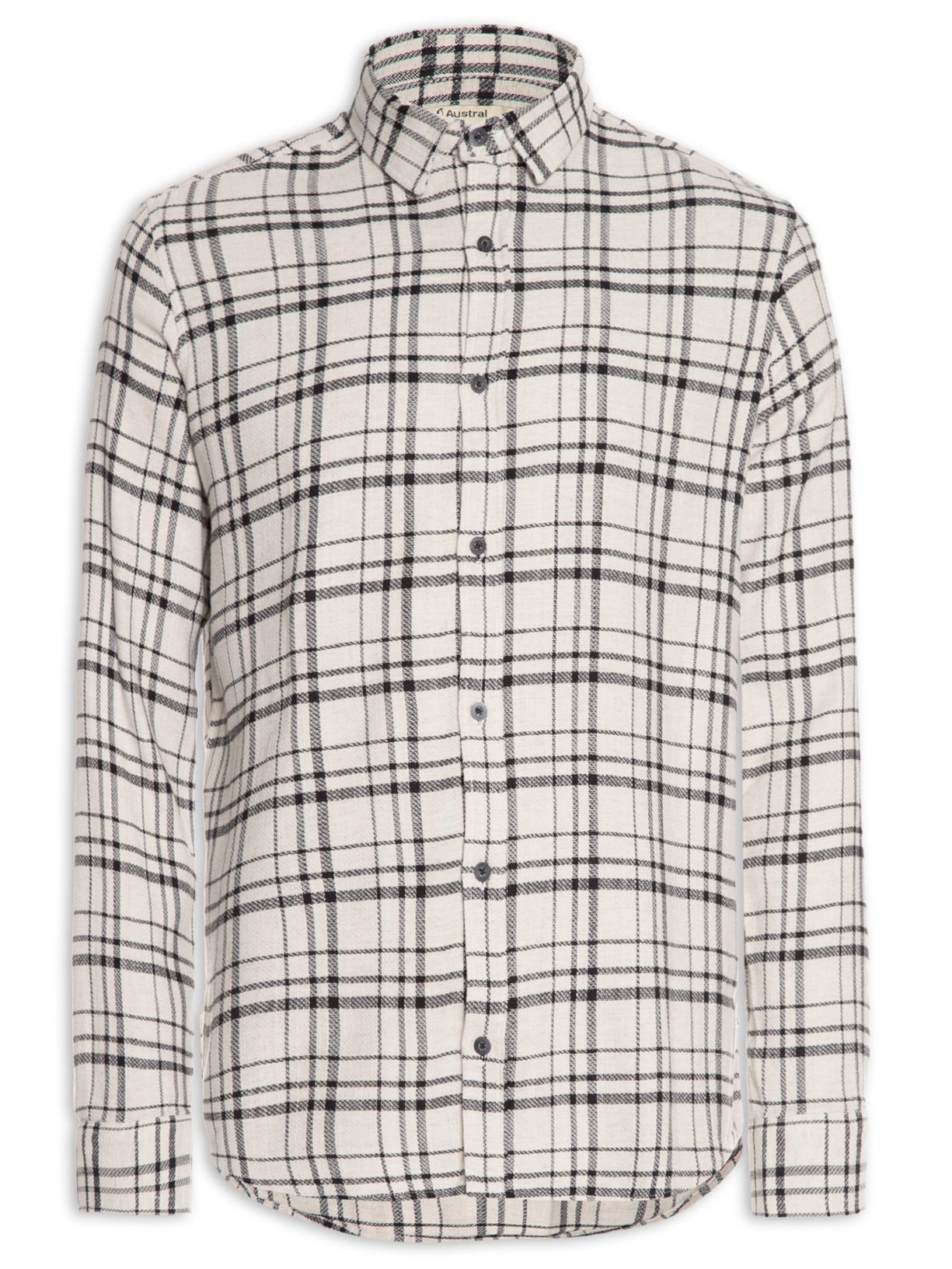 Camisa Masculina Manga Longa Hella - Off White