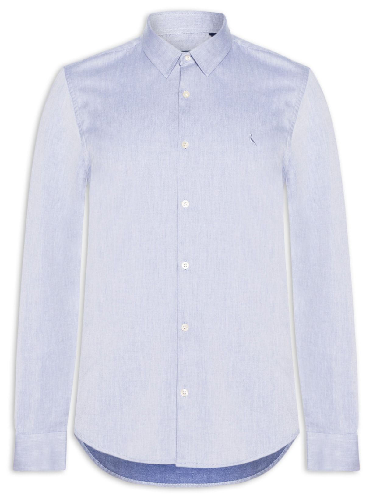 Camisa Masculina Manga Longa Kiro Azul Reserva