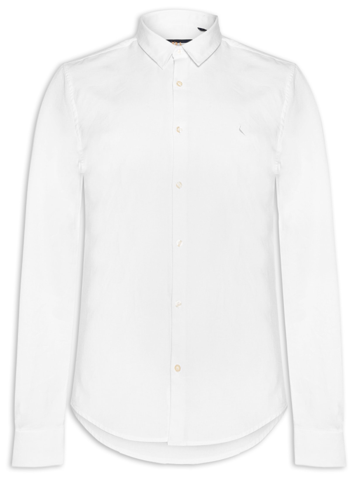 Camisa Masculina Manga Longa Kiro Branco Reserva