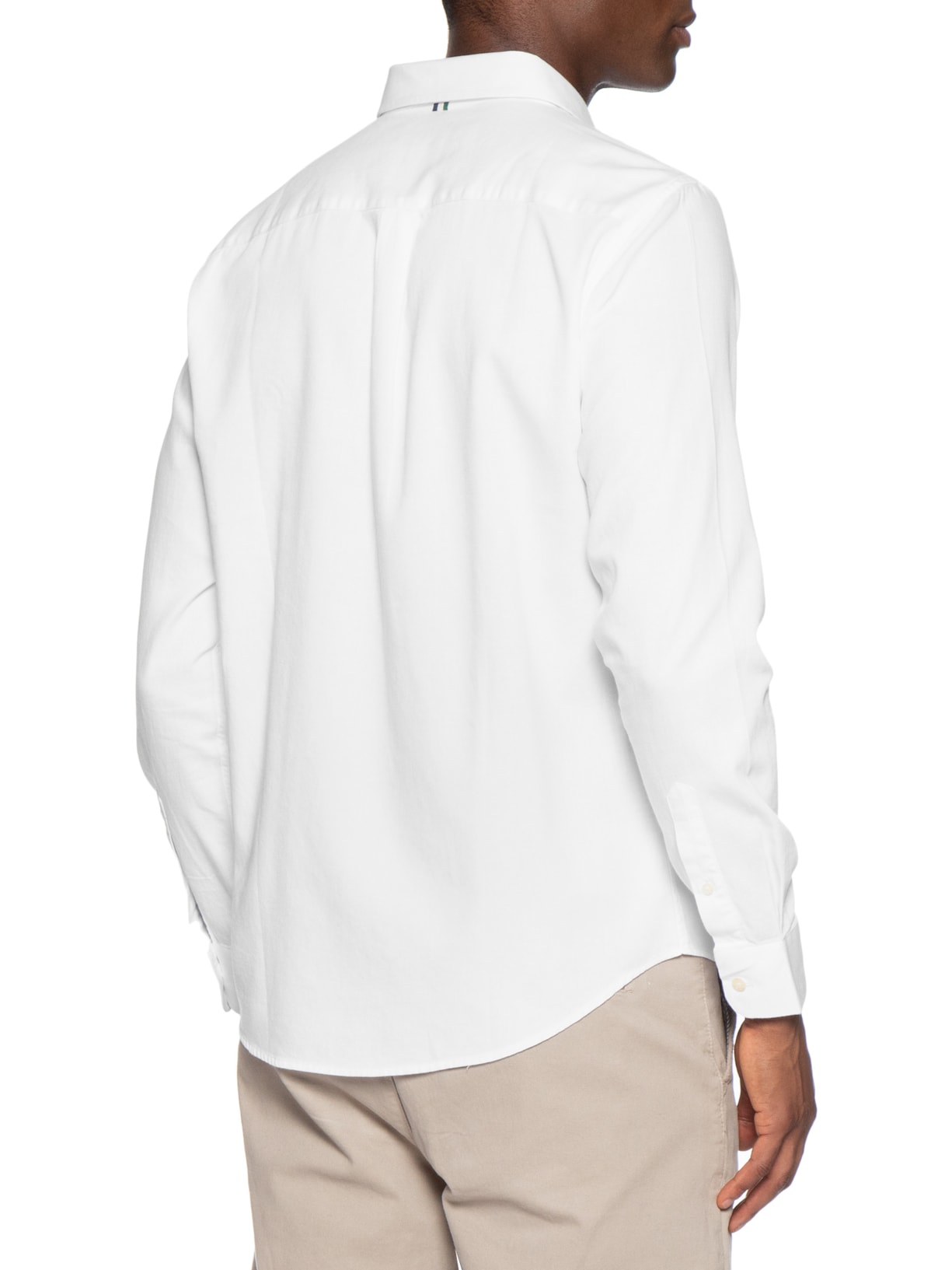 Camisa Masculina Manga Longa Kiro Branco Reserva