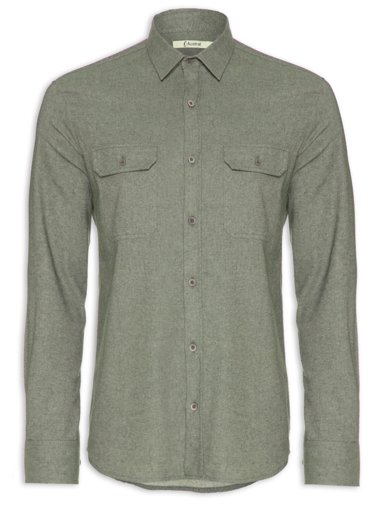 Camisa Masculina Manga Longa Lagos - Verde