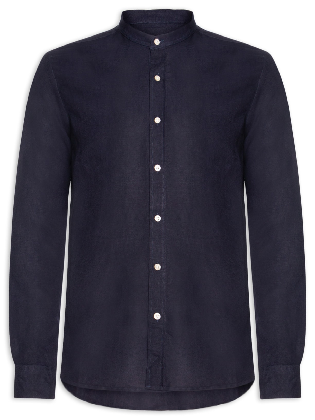 Camisa Masculina Manga Longa Linho Priest New II - Azul