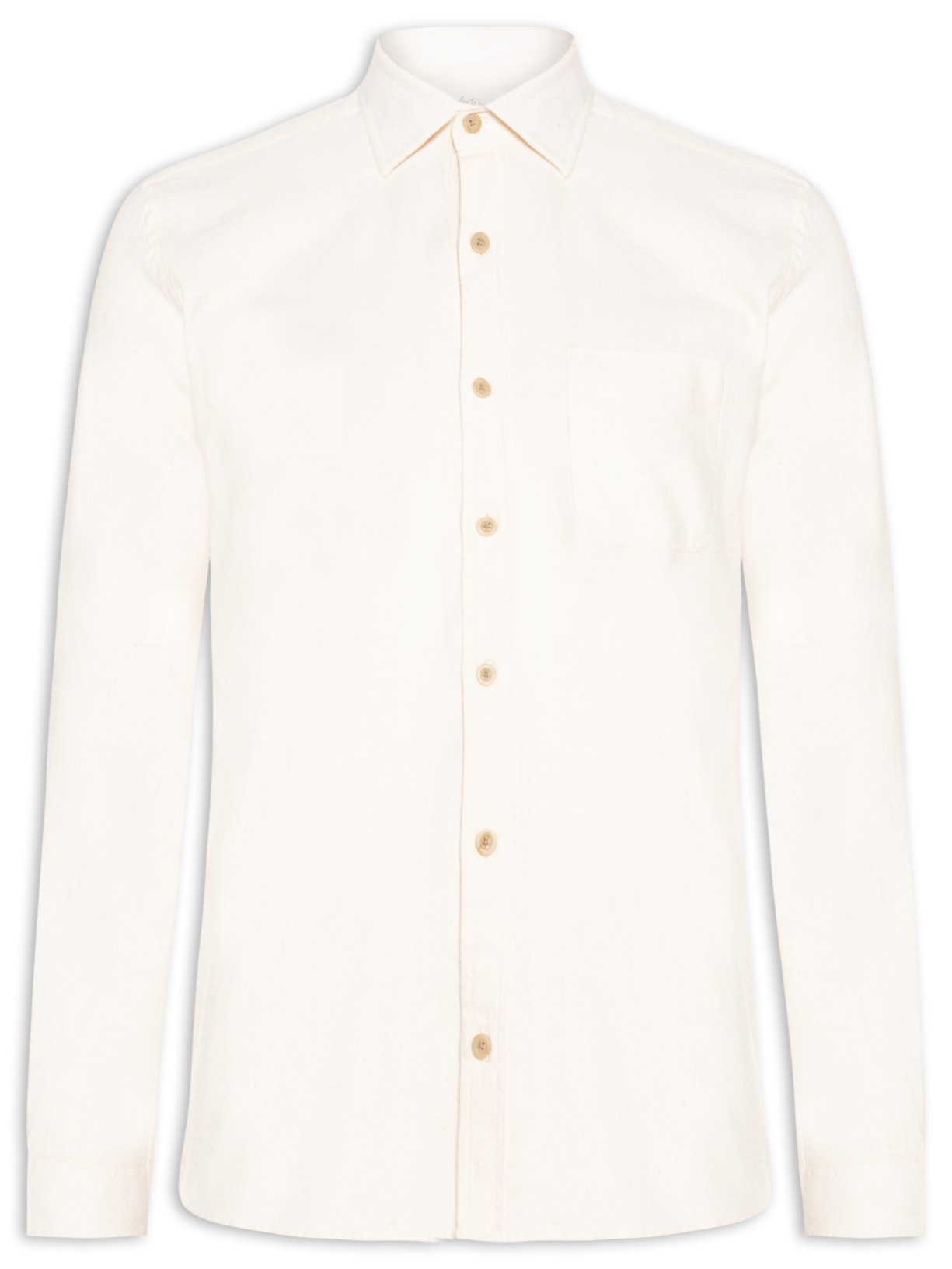 Camisa Masculina Manga Longa Magara Off White Foxton
