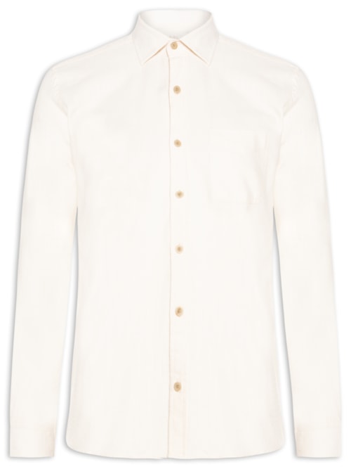 Camisa Masculina Manga Longa Magara - Off White