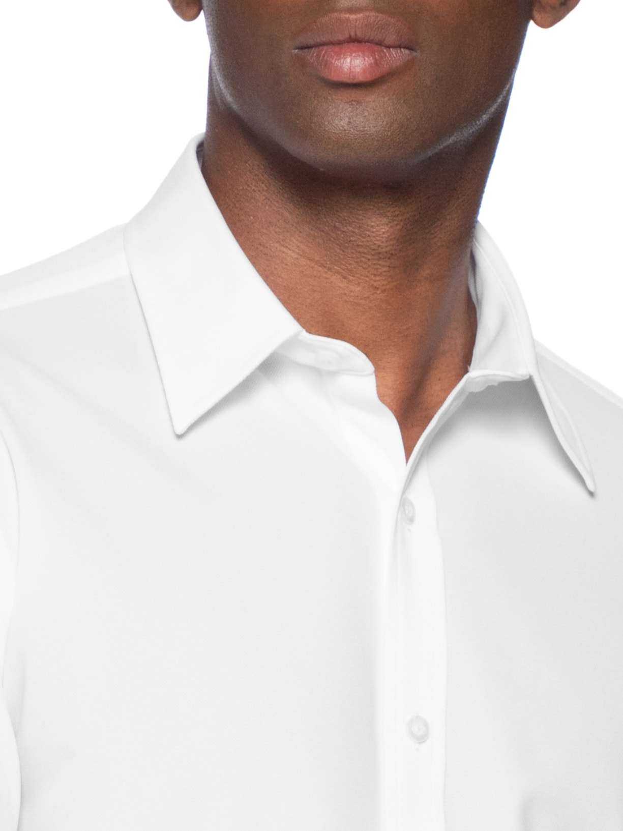 Camisa Masculina Manga Longa Maquinetada Branco Foxton