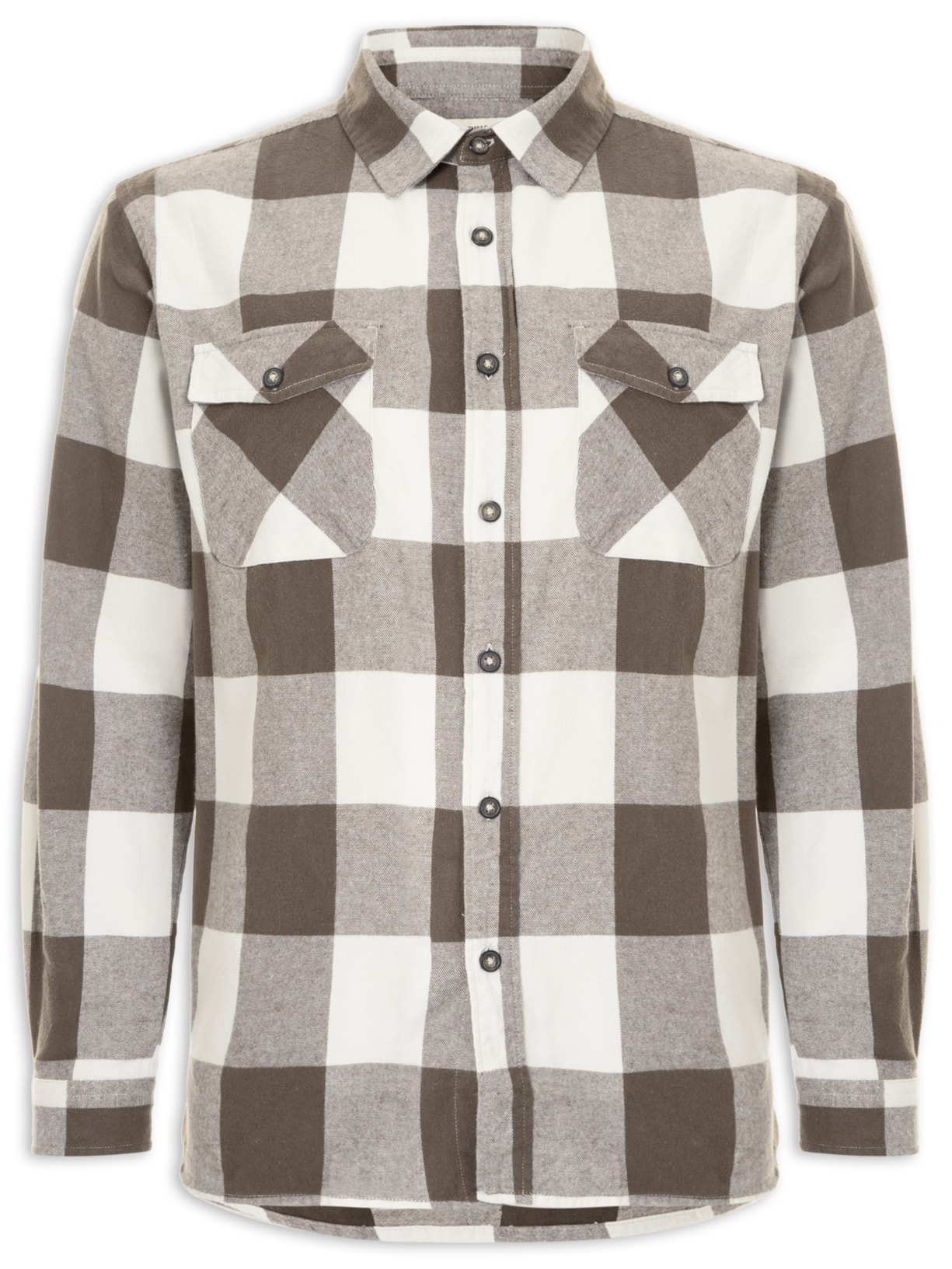 Camisa Masculina Manga Longa - Marrom