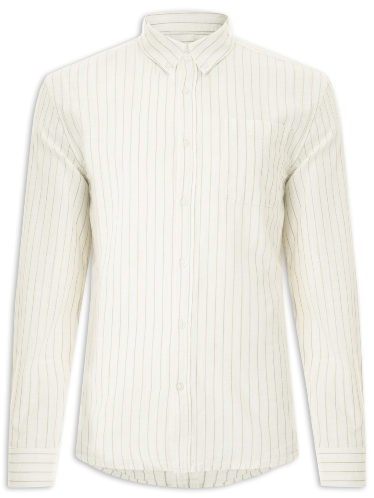 Camisa Masculina Manga Longa - Off White