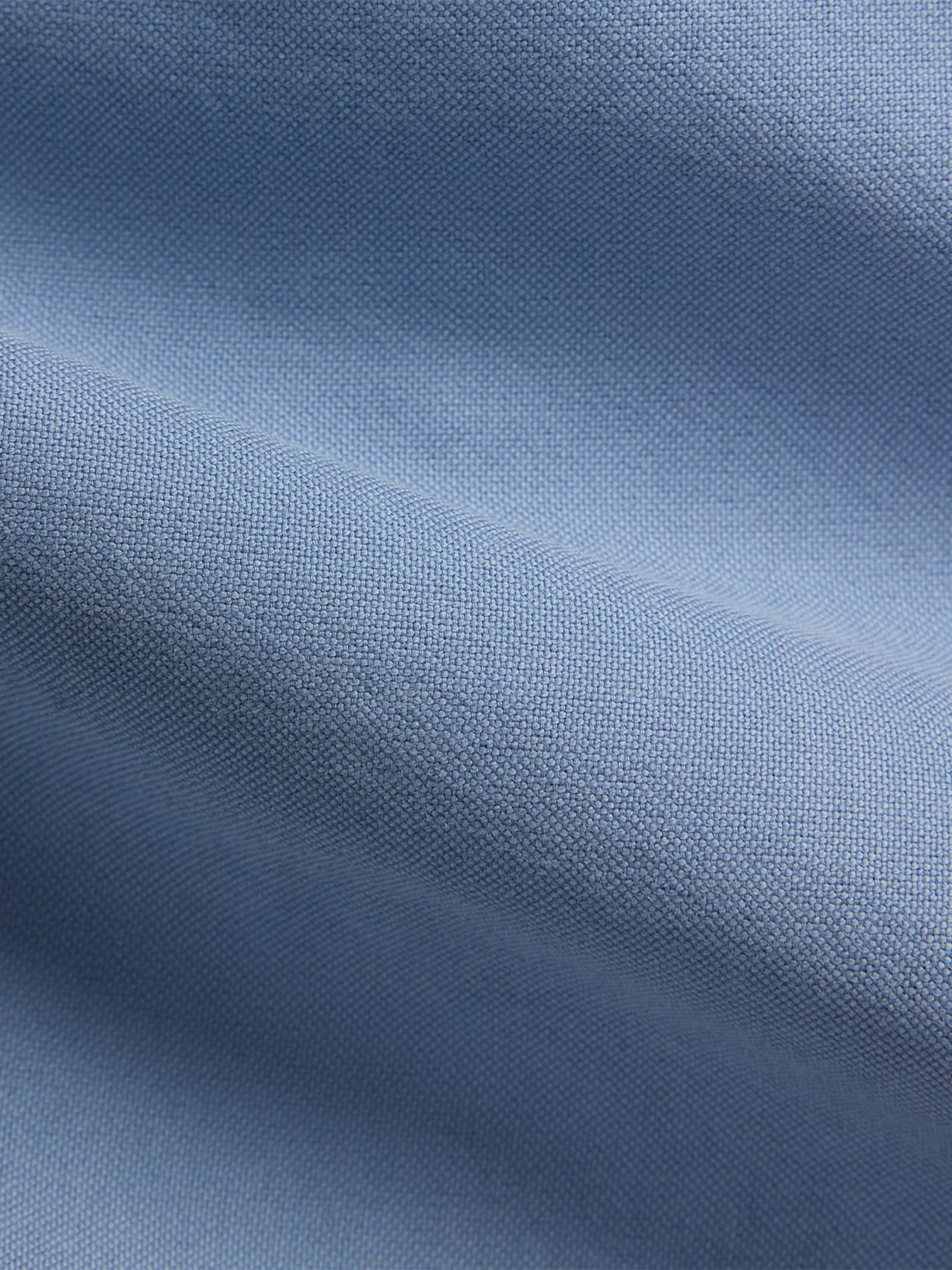 Camisa Masculina Manga Longa Oxford Slim Fit Logo Azul Polo Ralph Lauren