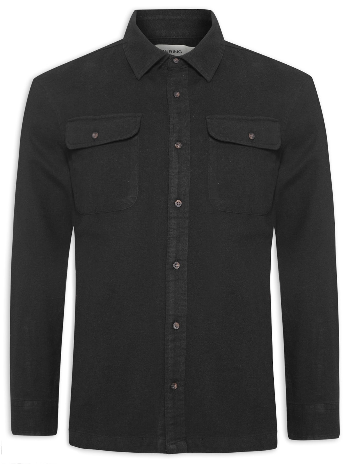 Camisa Masculina Manga Longa - Preto