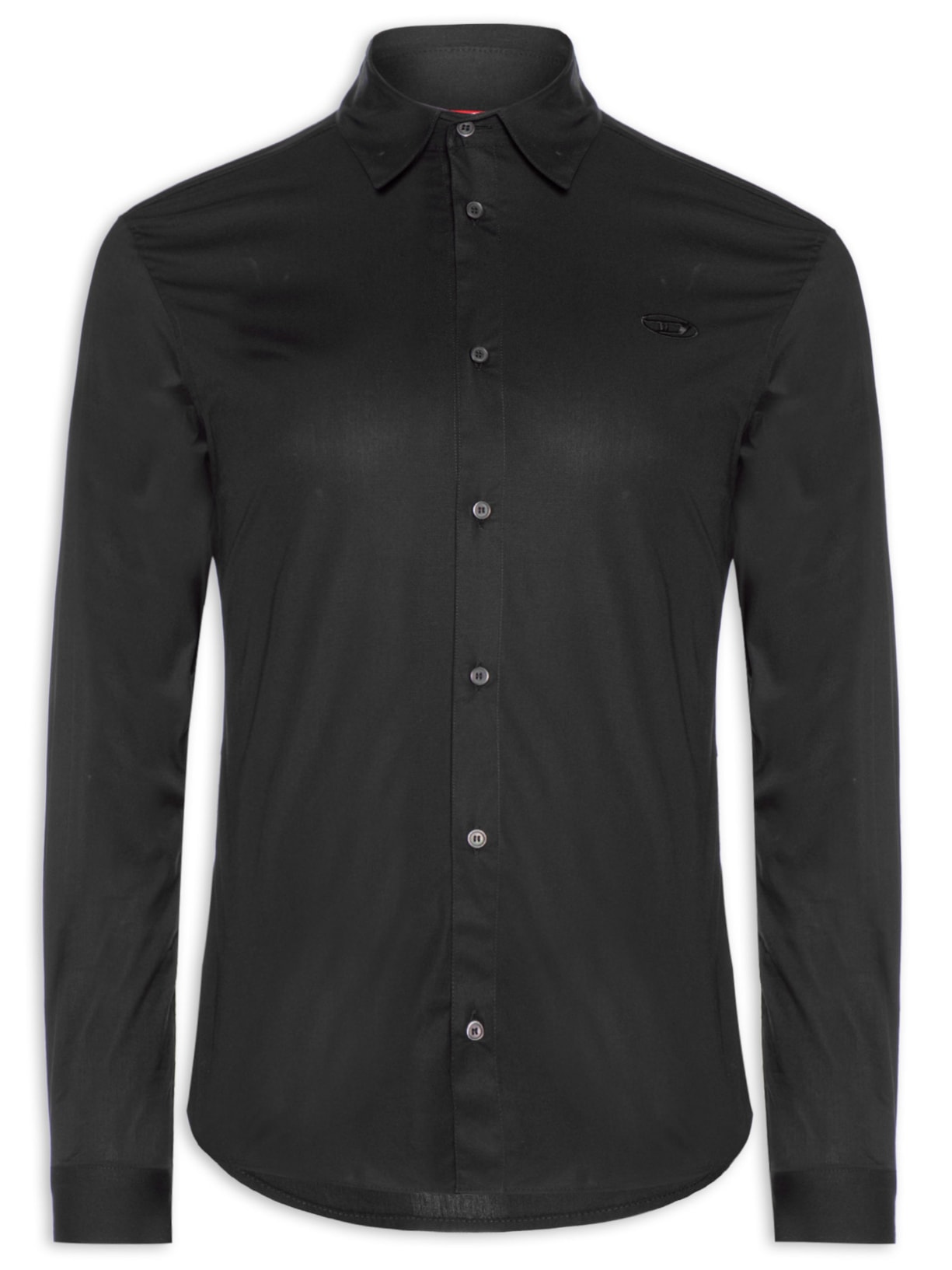 Camisa Masculina Manga Longa Preto Diesel