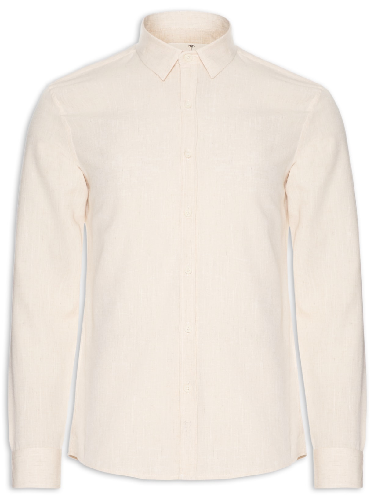 Camisa Masculina Manga Longa Relax Soft Colors - Amarelo