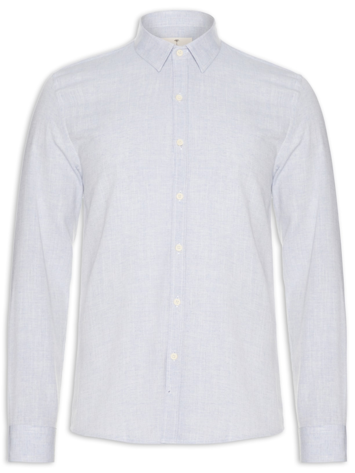 Camisa Masculina Manga Longa Relax Soft Colors - Azul