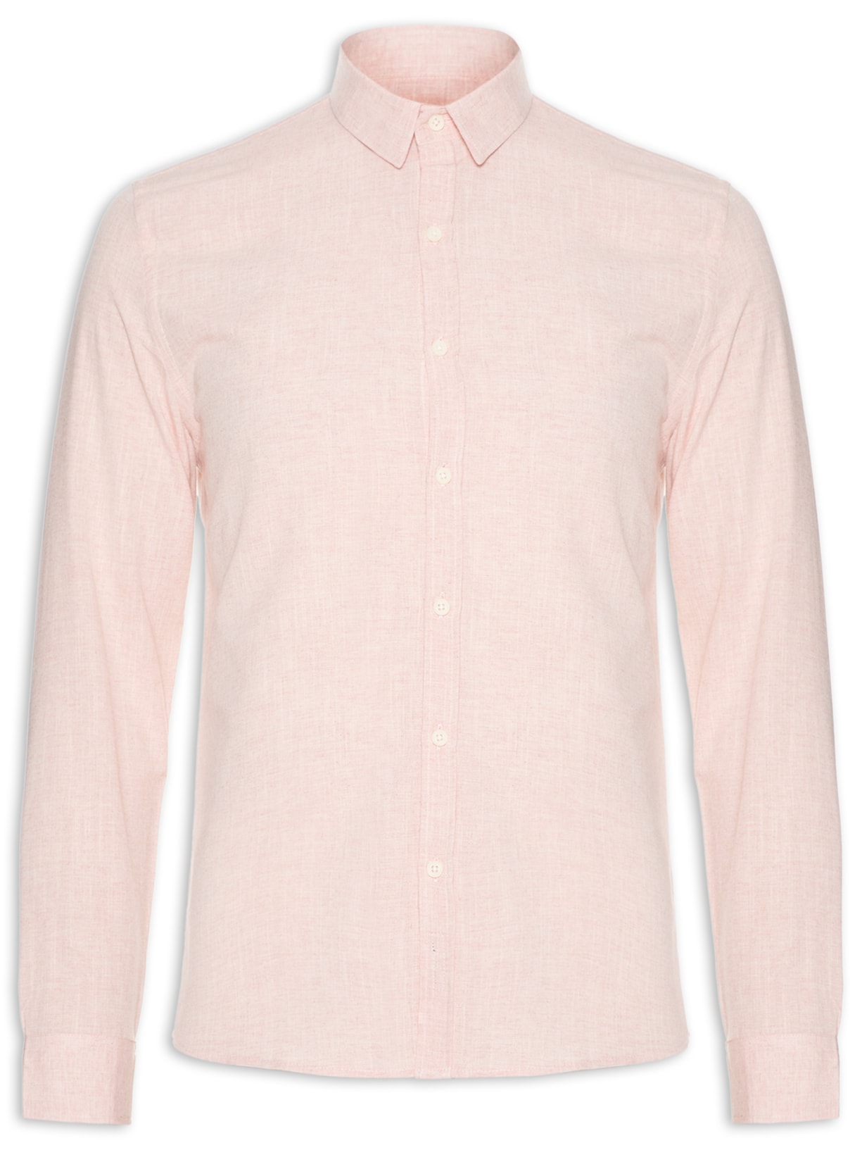 Camisa Masculina Manga Longa Relax Soft Colors - Rosa