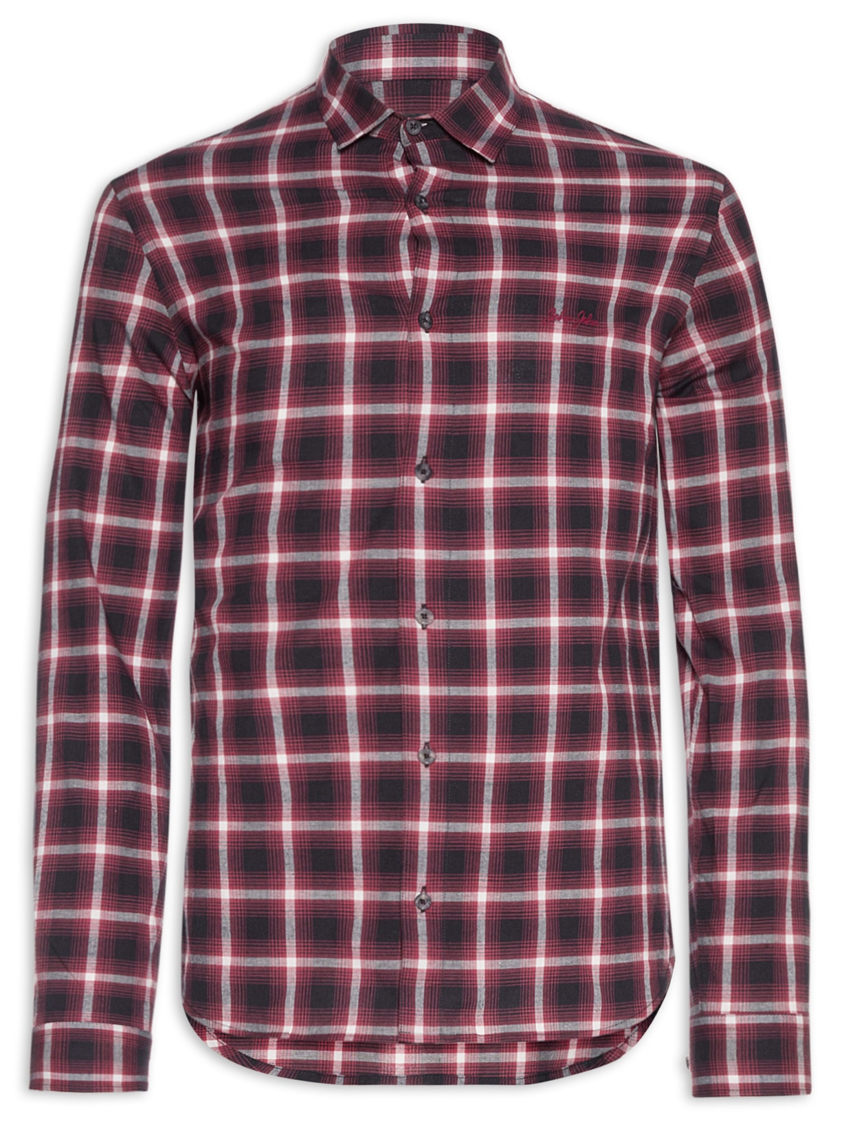Camisa Masculina Manga Longa Sl Light Point - Vermelho