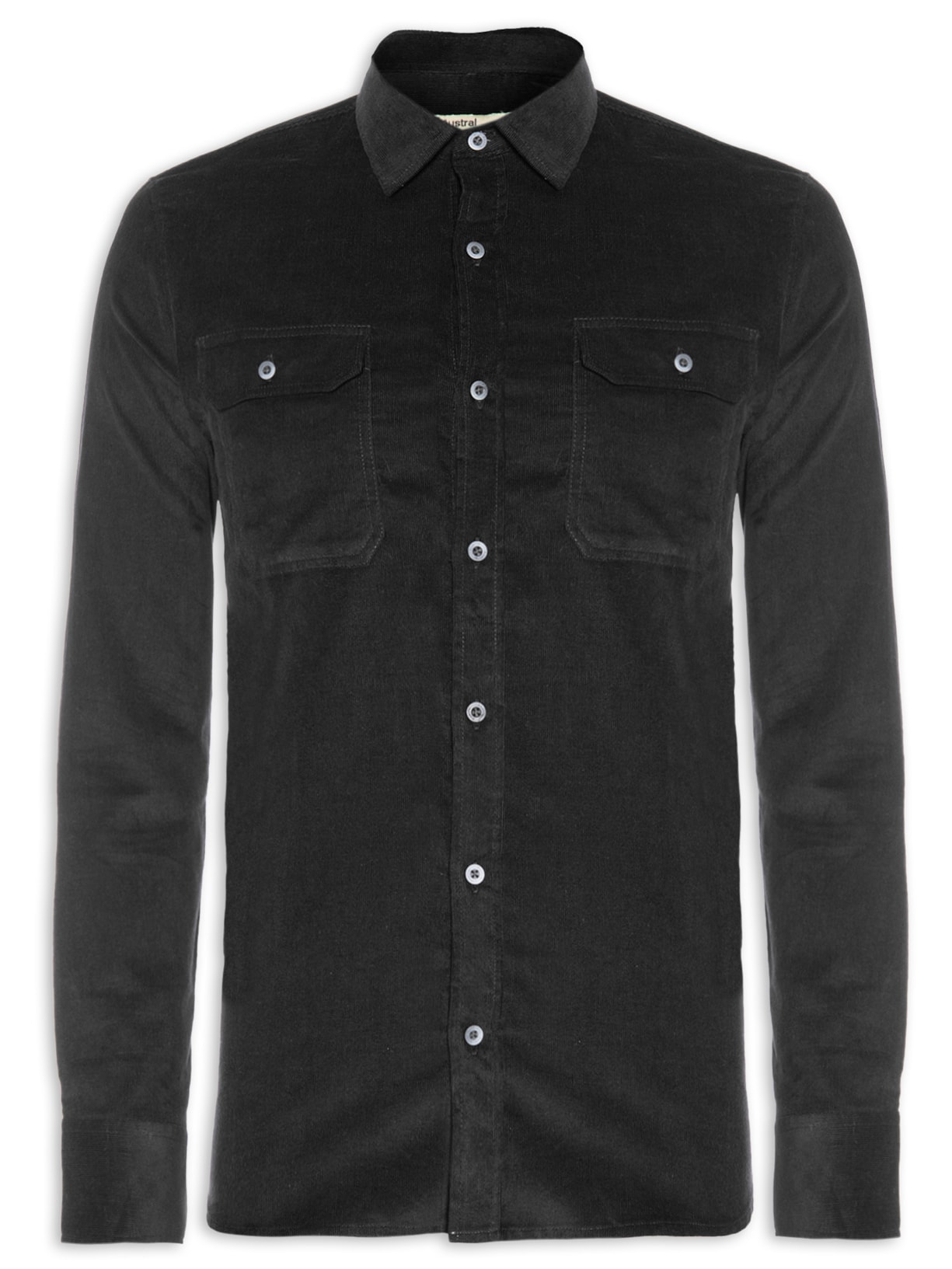 Camisa Masculina Manga Longa Ventura - Preto