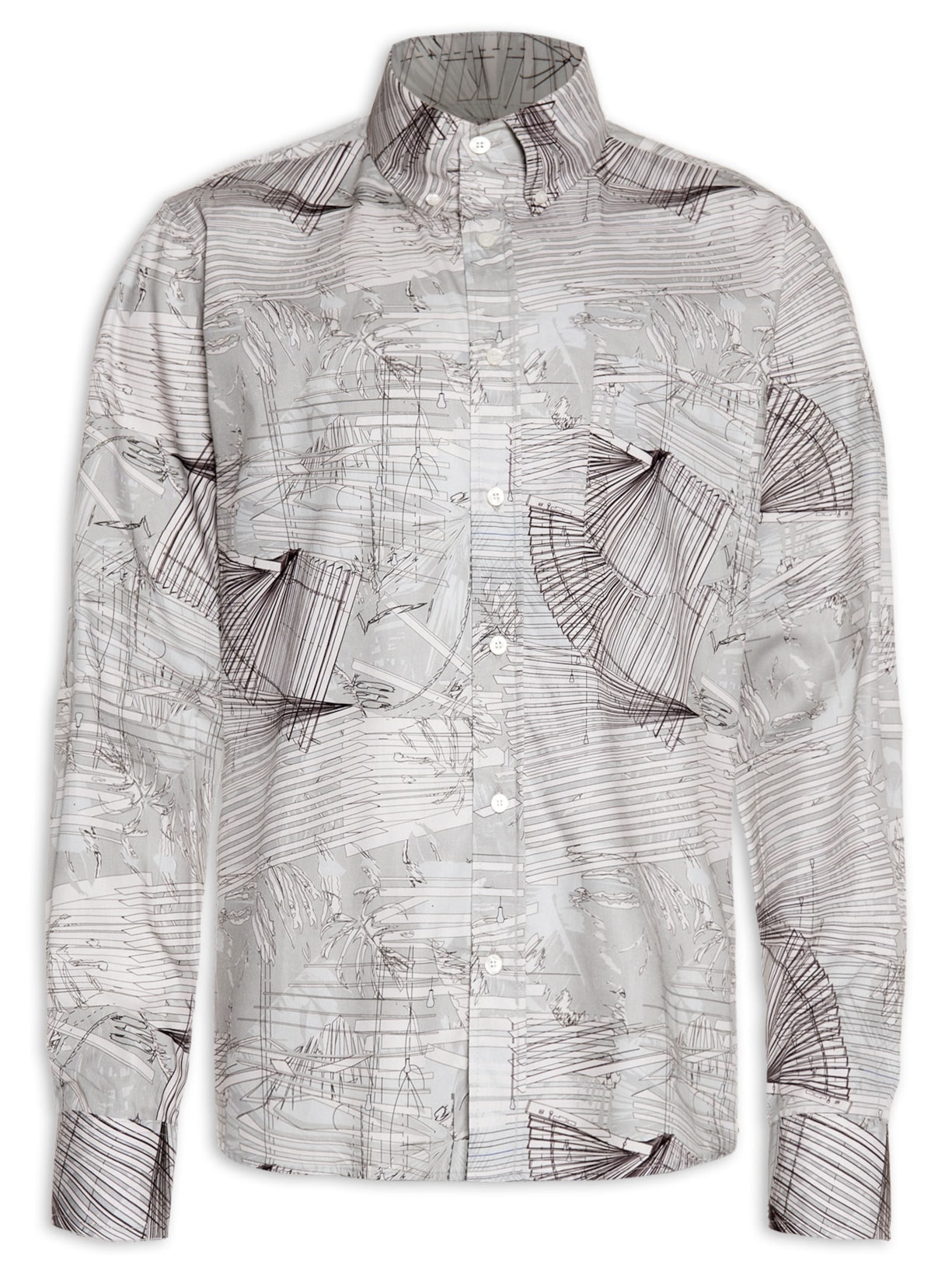 Camisa Masculina Manga Longa - Verde