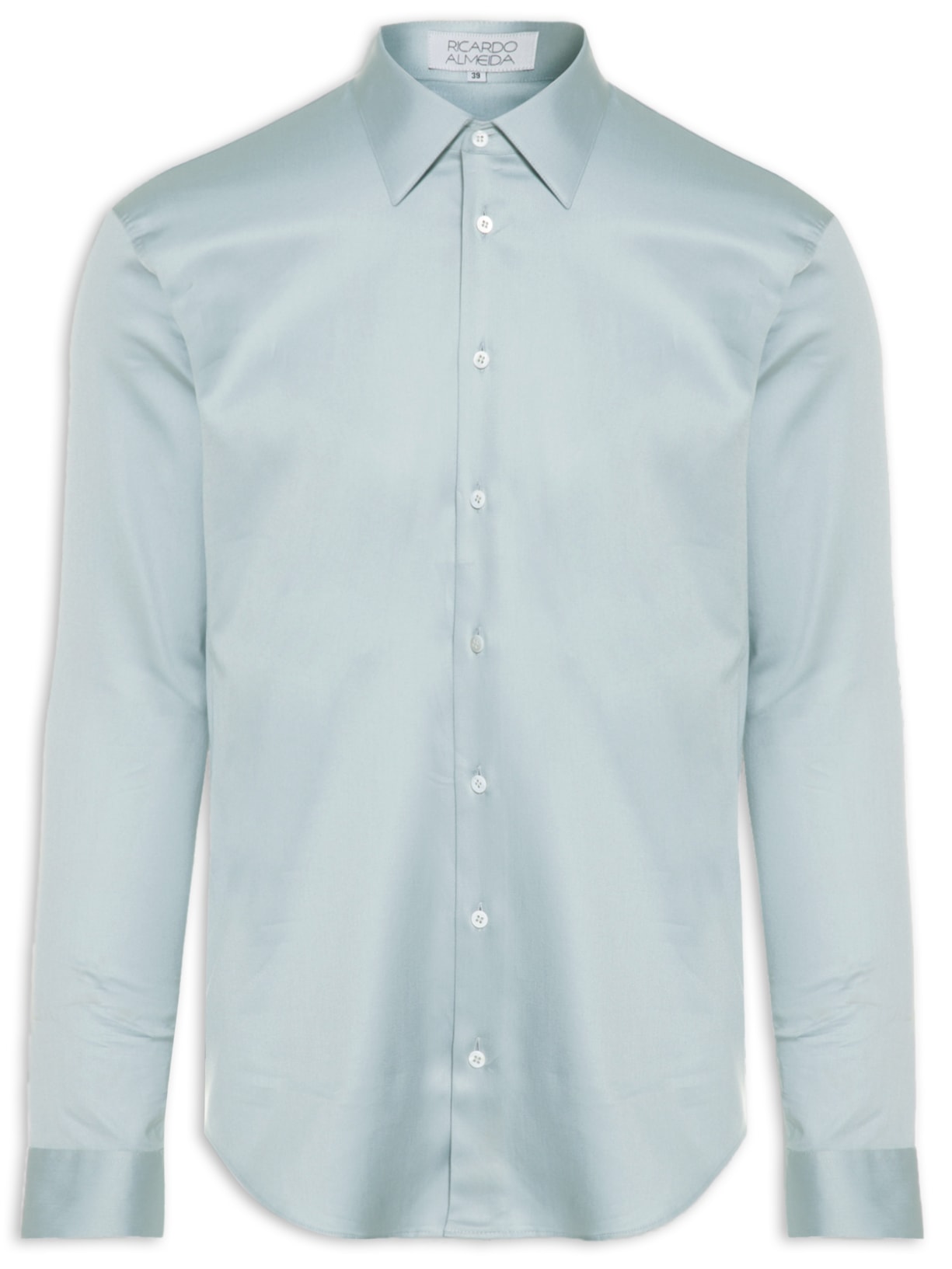 Camisa Masculina Manga Longal Austin - Azul