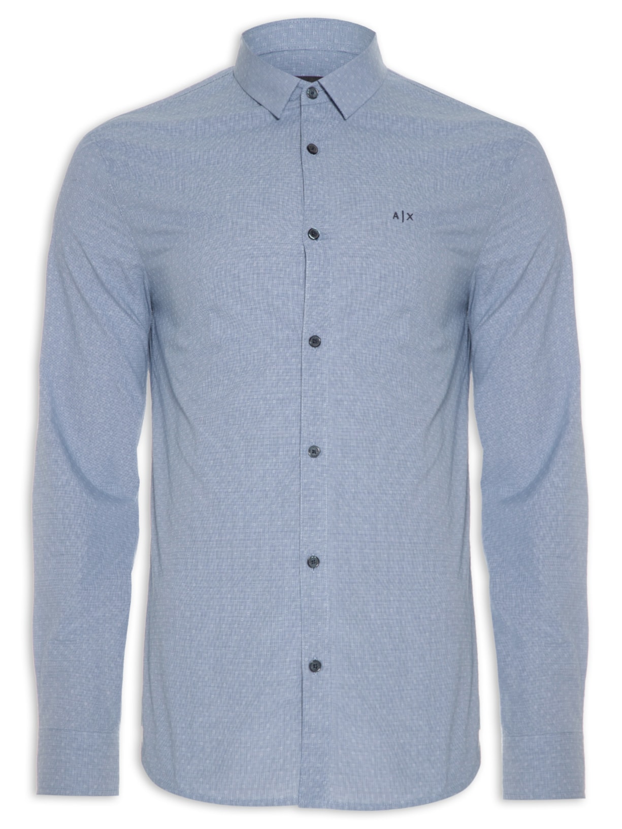 Camisa Masculina Mangas Longas - Azul